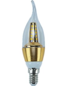 Resim Fujika 5W 230V 3000K E14 Kıvrık Uçlu Led Buji Ampul 