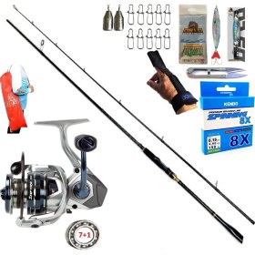 Resim Okuma Safyre 4000 244CM 6-32GR Oslo Zen Pro Spin Olta Takımı Seti 