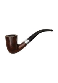 Resim Peterson Aran Smooth Nickel Mounted 128 Filtresiz Vulcanite Saplı Pipo 206164 