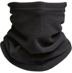 Resim Polar Boyunluk Bandana Buff Saç Bandı Maske Balaklava Toka Siyah 