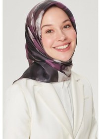 Resim Armine Özel Nostalji Serisi Twill İpek Eşarp Modelleri 8534D-34 