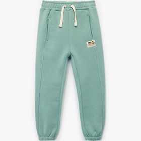 Resim Erkek Bebek Beli Bağlamalı Cepli Şardonlu Jogger Eşofman Altı 