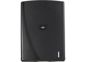 Resim Hepta Collection Rulopak R-1312S Modern Z Kat 400'LÜ Havlu Dispenseri, Plastik, Siyah 