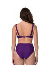 Resim Argisa Düz Kruvaze Bikini Mor 