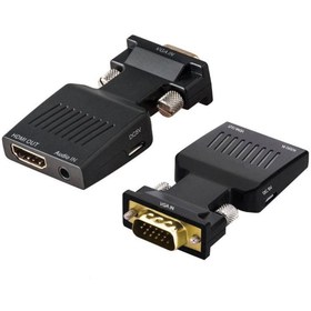 Resim Ars Vga To Hdmı Çevirici Vga Audio To Hdmı Converter 1080p 