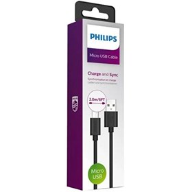 Resim UsbA to Micro 3A 45W Universal Hızlı Şarj ve Data Kablosu 2m Siyah DLC3106U 