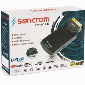 Resim Sencrom SM 30 HDMI-Skart Uydu Alıcısı 