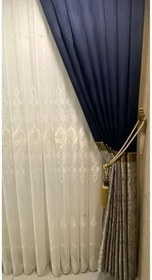 Resim Pano Fon Lacivert Gold, 70 x 280 