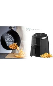 Resim Kumtel Digital Fastfryer Haf-02 Siyah 1 - 1,9 lt Kapasiteli Çıkarılabilir Hazne ile Fritöz 