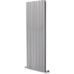 Resim Hammam 1200 x 475 mm Amber Dikey Gümüş Gri Alüminyum Radyatör Standart Bağlantı 