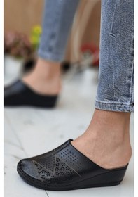Resim Neon Shoes Lisa Kadın Sabo Medikal Doktor Hemşire Hastane Tam Ortopedik Önü Kapalı Ev Dışarı Terlik 001 