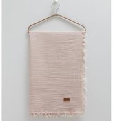 Resim Caramell Müslin Battaniye Muslin Blanket 120x120 Kahve 