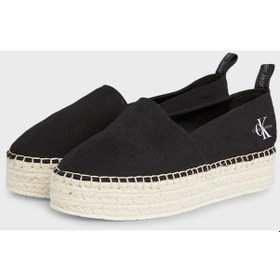 Resim Calvin Klein Bayan Espadril Yw0yw01378 Beh Siyah 