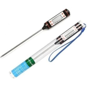 Resim Yemek Sıcaklık Ölçer, Güvenli ve Doğru Et Termometresi 