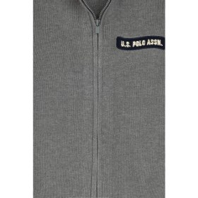 Resim U.s. Polo Assn. Erkek Çocuk Gri Melanj Hırka (Triko) 50317164-VR109 