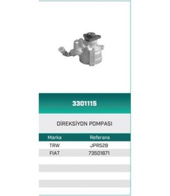 Resim Hattat3301115 - Direksiyon Pompası Hidrolik Brava Punto 1.2 16v 