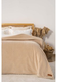 Resim Rivaistanbul Cappuccino Gloria Wellsoft Çift Kişilik Battaniye Sütlü Kahve 