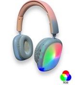 Resim Platoon Rgb Işık Özellikli Süper Bass+ Hi - Fi Kaliteli Kafaüstü, Kulaküstü Kablosuz Bluetooth Kulaklık 