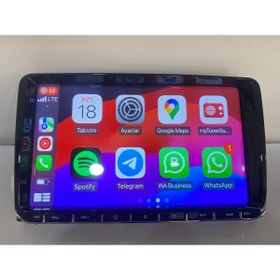 Resim REISS AUDIO Volkswagen 9 Inç Uyumlu 4-64 4 Çekirdek Qled Ahd Geri Görüş Kamerası Android Multimedya 