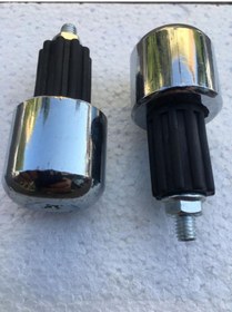 Resim Teksoy Motosiklet Sağ Sol Gidon Direksiyon Topuzu Takım Gümüş A Kalite 