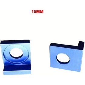 Resim Dream011 15mm Mavi Motosiklet Arka Çatal Ayarlı Pimi Kilo Plakası Kilit Kelepçesi 