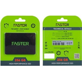 Resim Faster Fs-256 Sata3 256 Gb Ssd 550/510 Mb/s Harddisk 