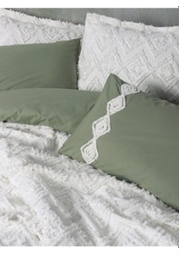 Resim Cotton Box Limi Çift Kişilik Yatak Örtülü Nevresim Takımı Luke Krem 