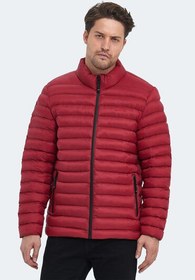 Resim Slazenger HAYDEN IN Erkek Şişme Kırmızı Mont & Kaban 