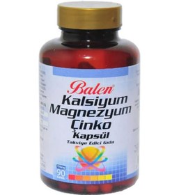 Resim Balen Kalsiyum Magnezyum Çinko Kapsül 709 MG 90 Kapsül 