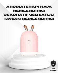 Resim AyrStore Ultrasonik Hava Nemlendirici 200 ml Aroma Difüzör LED Işıklı Sessiz 