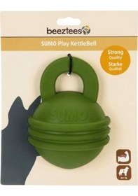 Resim Beeztees Sumo Kettlebell Ödül Hazneli Kauçuk Köpek Oyuncağı Yeşil 16 Cm 