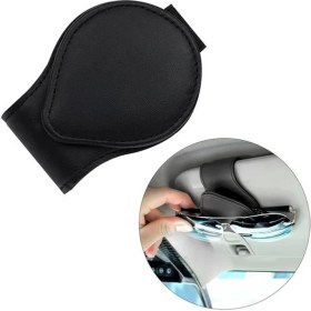 Resim Sunup Araba Araç Gözlük Ruhsat Tutucu Mıknatıslı Askı Mandal Klips (Güneşliğe Takılır) 