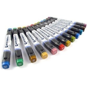 Resim Zig Kurecolor Twin S Marker Kalem 12 Renk Set Dull Colors 