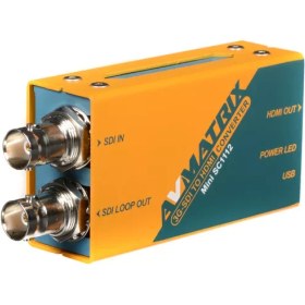 Resim AVMATRIX Mini SC1112 3G-SDI to HDMI Pocket-Size Broadcast Converter 