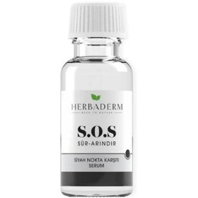 Resim Herbaderm s.o.s s siyah nokta karşıtı serum 20 ml 