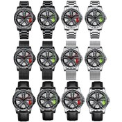 Resim Sones Bınbond 4010 Çok İşlevli Su Geçirmez Delikli Işıklı Kuvars Saat Altın Arası Siyah Yüzey 