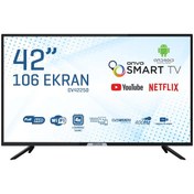 Resim OV42250 42" 106 Ekran Uydulu Full HD Android Smart LED TV Onvo