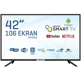 Resim OV42250 42" 106 Ekran Uydulu Full HD Android Smart LED TV 