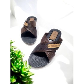 Resim Erkek Çapraz Bant Rahat Taban Ev ve Dışarı Terliği 