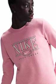 Resim W NSW CLUB FLC STD GX CRE Pembe Kadın Sweatshirt 