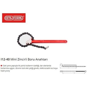 Resim Ceta Form I12-40 Mini Zincirli Boru Anahtarı 