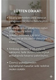 Resim Nano 5cm Sünger Şilte 180x200 Ped Yatak Şiltesi Pedi Topper Katlanabilir Katlanır 