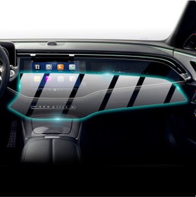 Resim Mercedes E Class 2024 14.4" 12.3" Yolcu Ekranı Ekran Koruma 