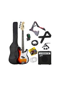 Resim Midex Cbg-460sb 46 İnç 4/4 Yetişkin Amfili Bas Gitar Seti Sunburs 