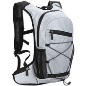 Resim Tenfowee Gri Renkli Yansıtıcı Kumaş Outdoor Sırt Çantası - Su Bladder Bölmeli, Ayarlanabilir Kayışlı, Bisiklet, Kamp, Dağcılık İçin Güvenli Gri 