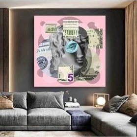 Resim StellaStore Popart Heykeli Kanvas Tablo, 70 x 70 