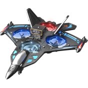 Resim Hediyelik Çocuk Drone D20 LED Işıklı Gece Görüşlü Drone, 2.4 GHz, 300 Metre Kumanda Kontrolü, EVA Malzeme 