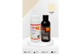 Resim Derby Special Deri Boyası ve Cilası - 2'li Set / Mont - Eşya - Çanta - Cüzdan - Kemer 100 ml - Kartela Renkleri 