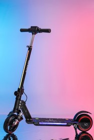 Resim MODAONN MİNİ BONİTO Çocuk Katlanabilir, LED Işıklı, Amortisörlü Elektrikli Scooter – Ayarlanabilir Direksiyo 