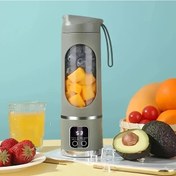 Resim Challenger Usb Şarjlı 1300mah Taşınabilir Mini Blender Yeşil 3 Hız Ayarlı Paslanmaz Çelik 